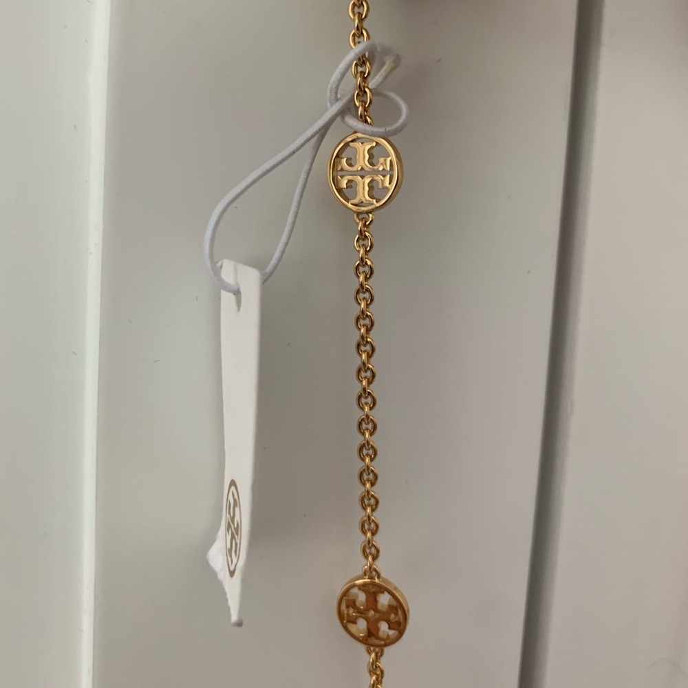Tory Burch Delicate Logo Necklace NWT